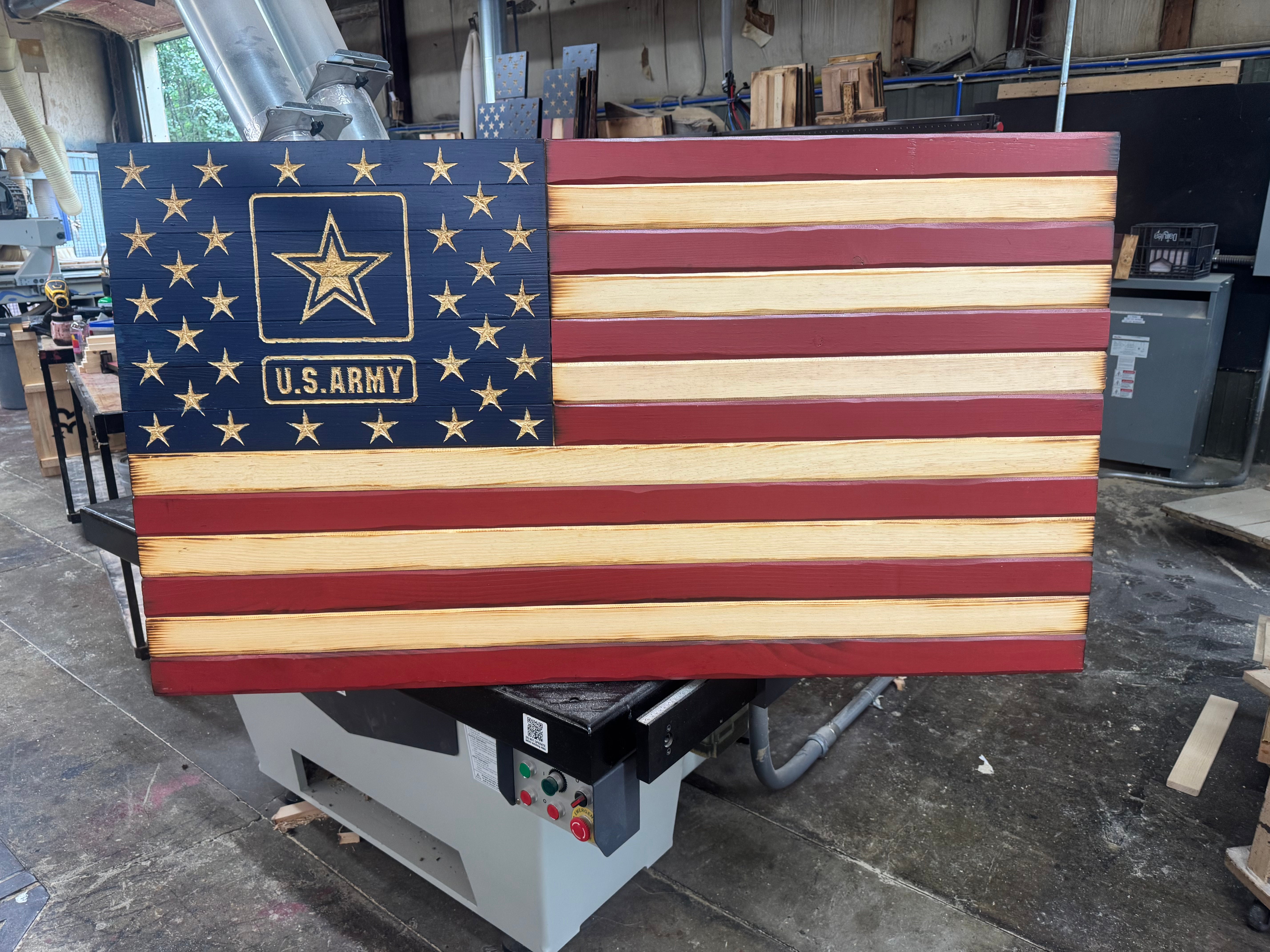 Colossal 56x32 Army Old Glory  //  Read description EXPEDITE 7866