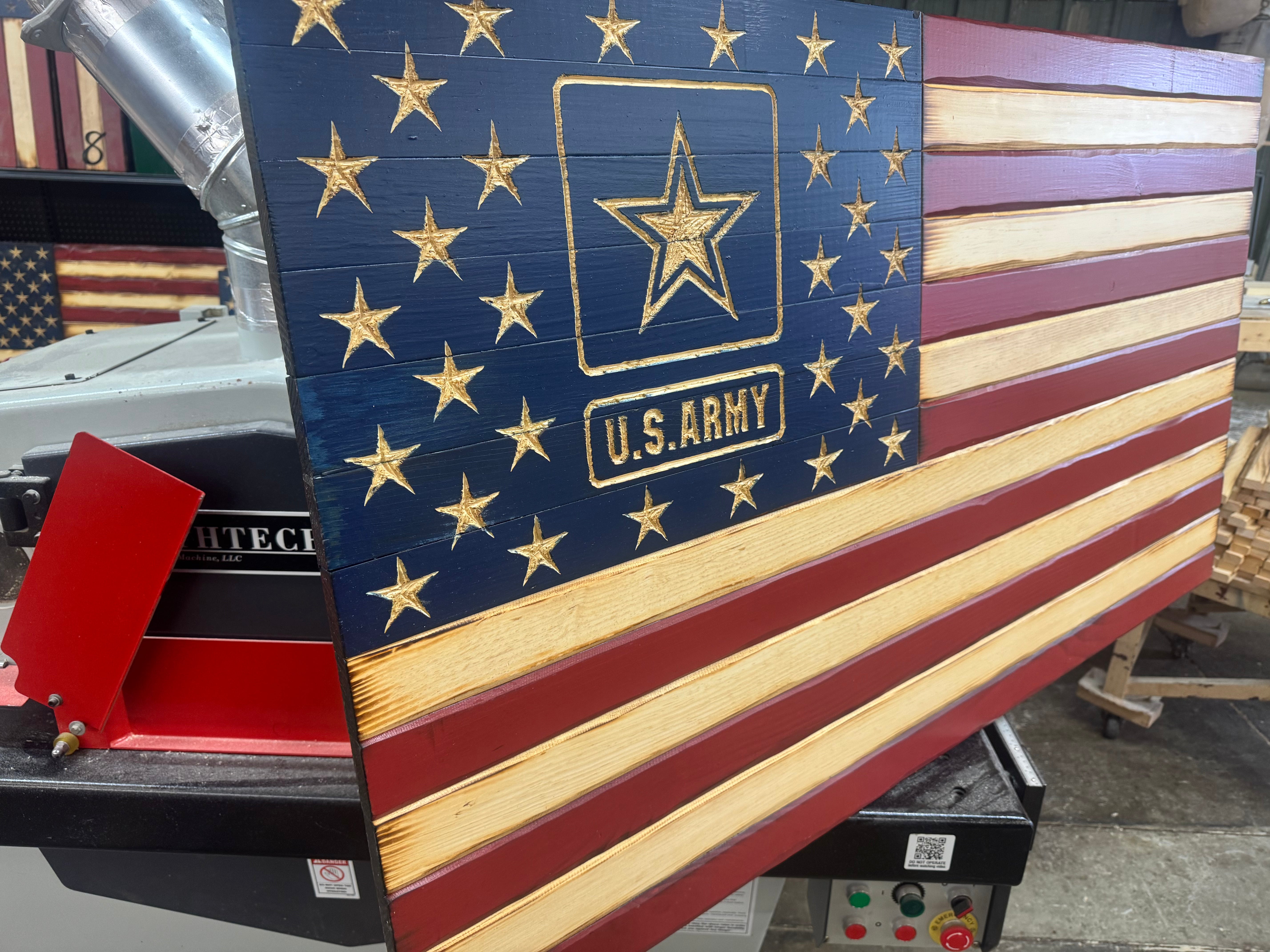 Colossal 56x32 Army Old Glory  //  Read description EXPEDITE 7866