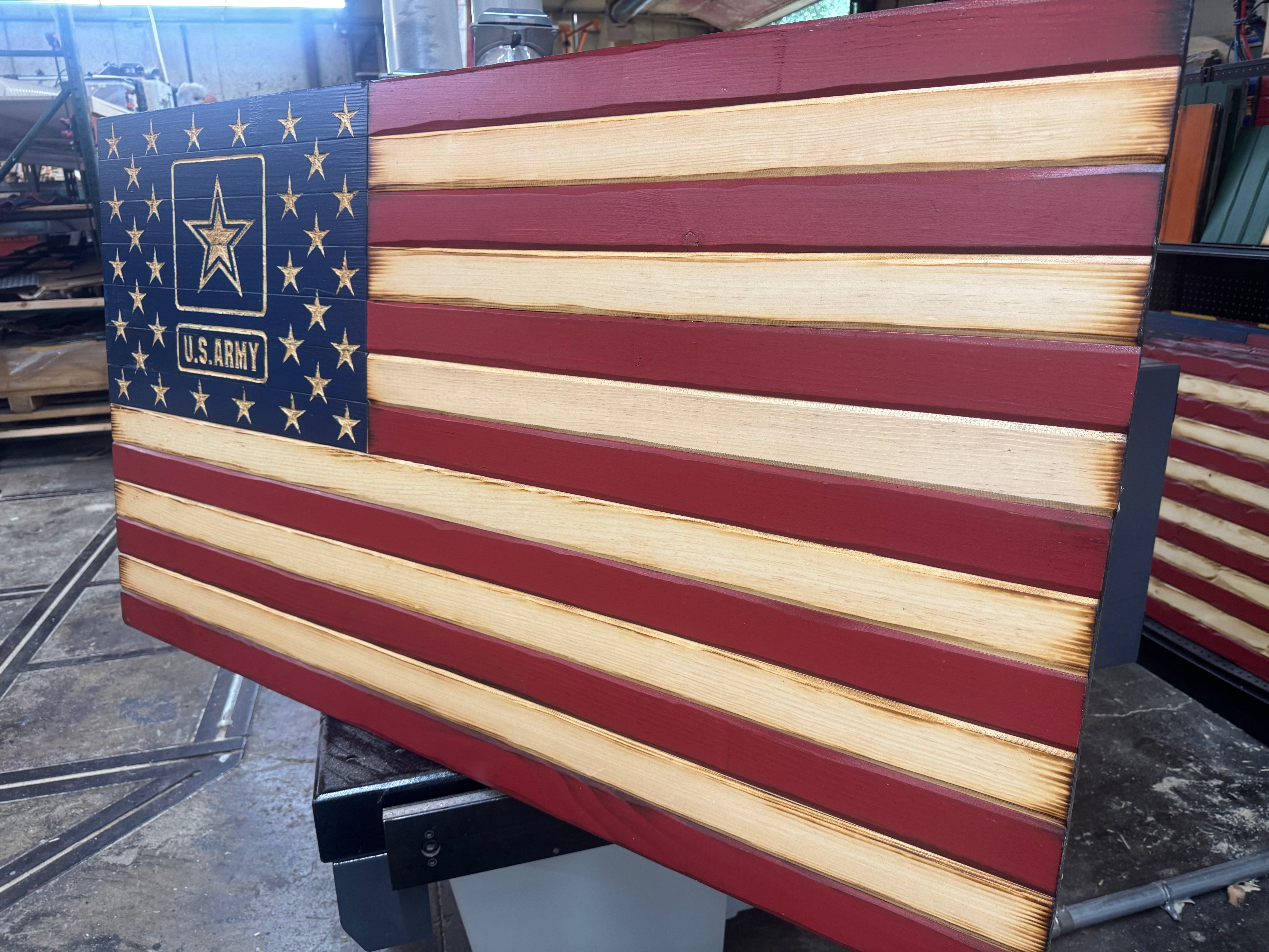 Colossal 56x32 Army Old Glory  //  Read description EXPEDITE 7866