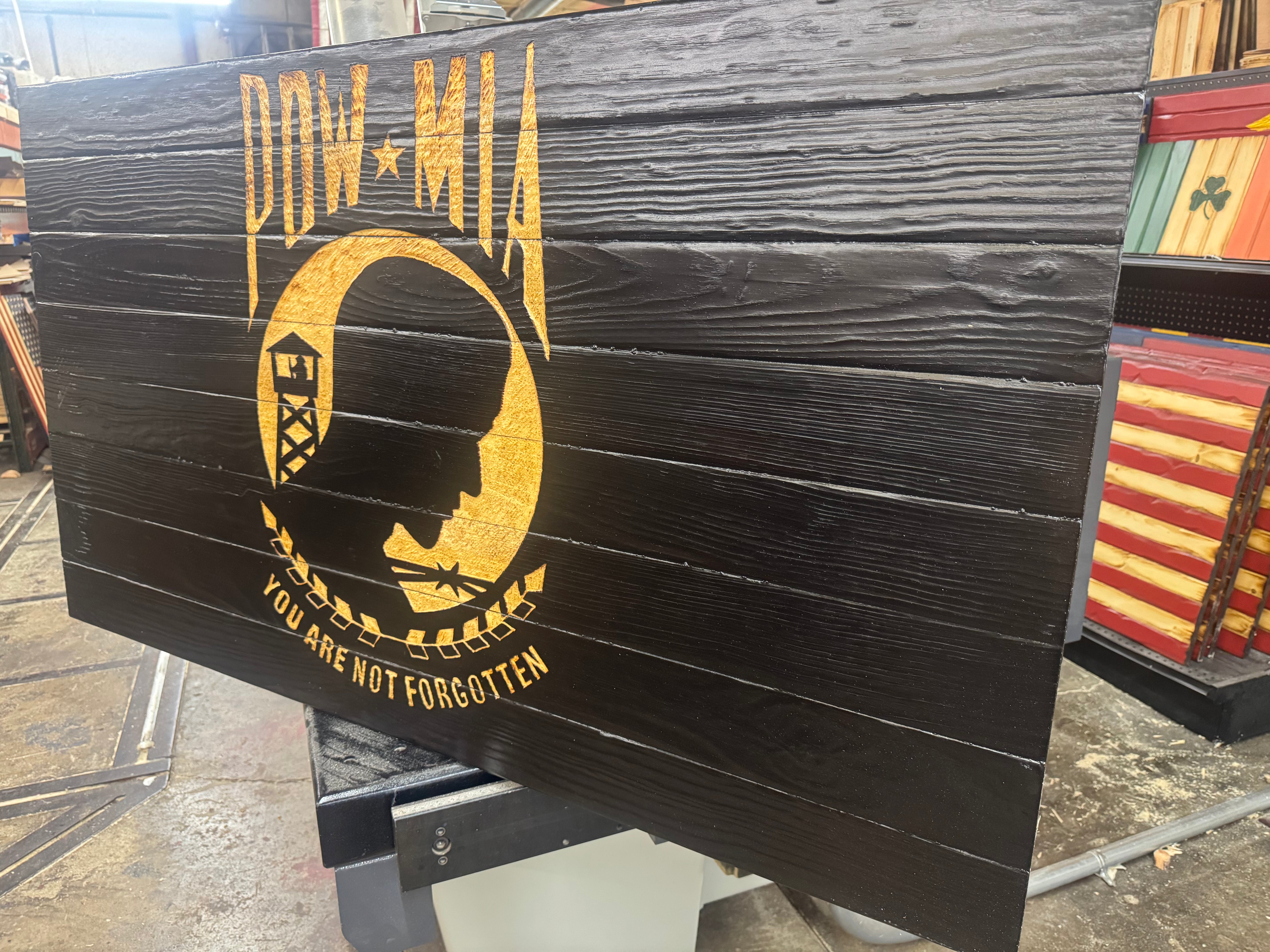 Colossal 56x32 POW MIA   //  Read description EXPEDITE 7867
