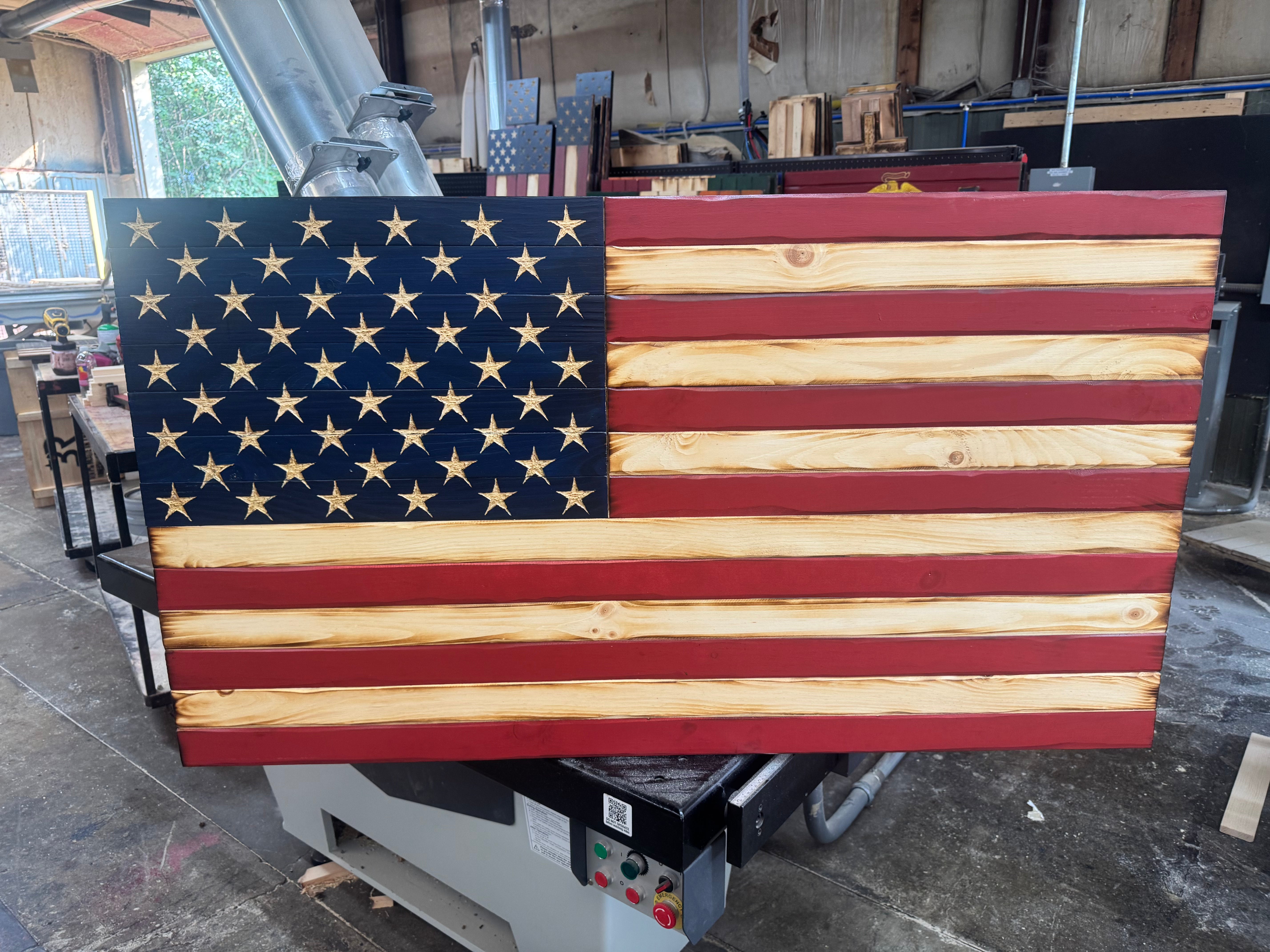 Colossal 56x32 Old Glory   //  Read description EXPEDITE 7869