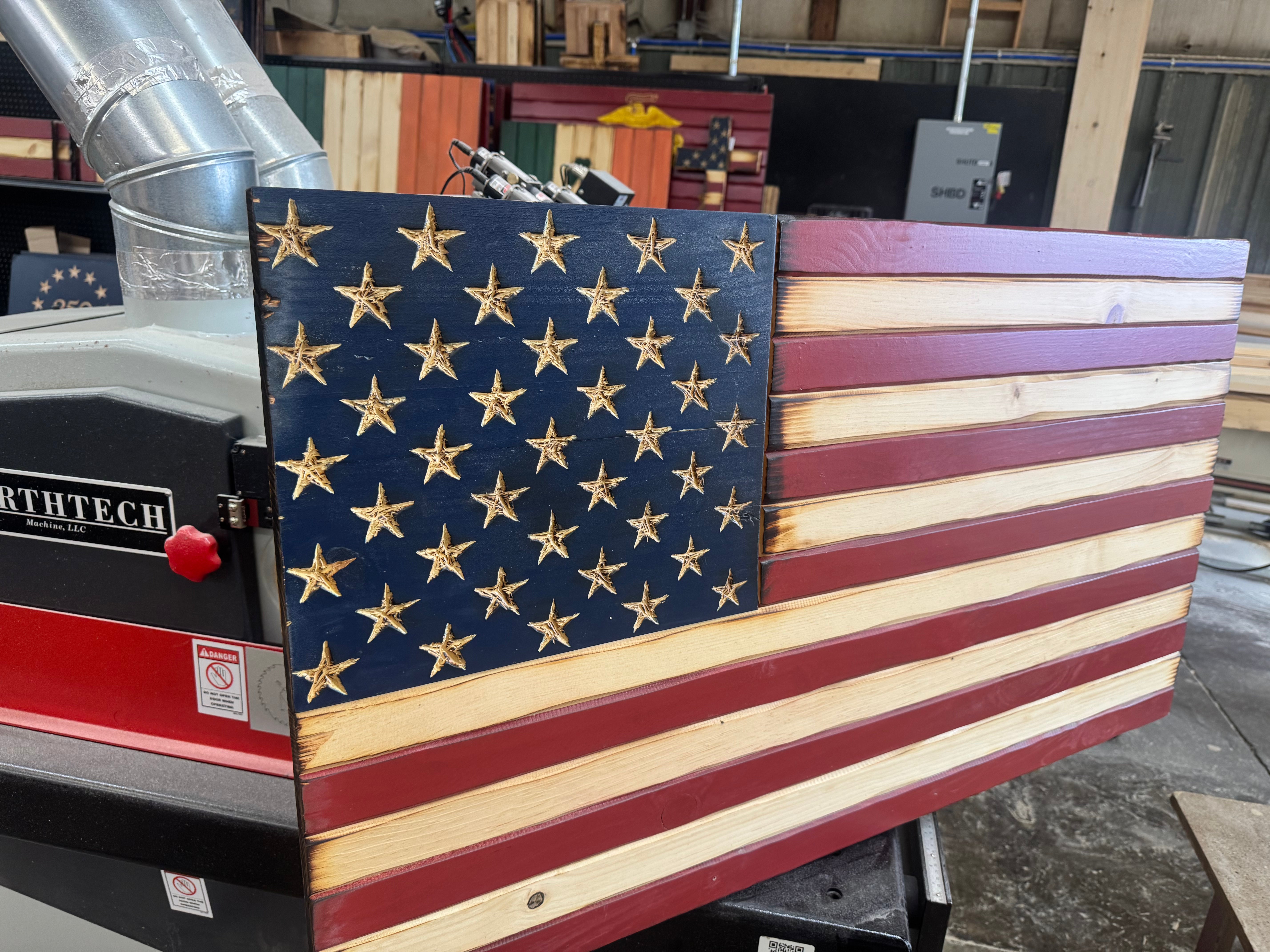 Large 42x24 Old Glory Half Union //  Imperfections and or Damage See image for details / read description EXPEDITE 7878