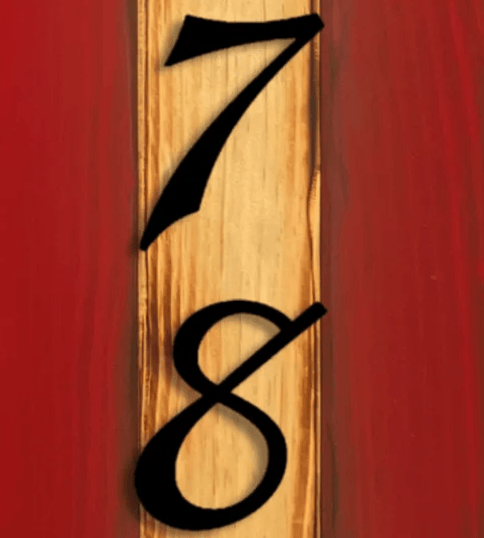 Address Sign Numbers