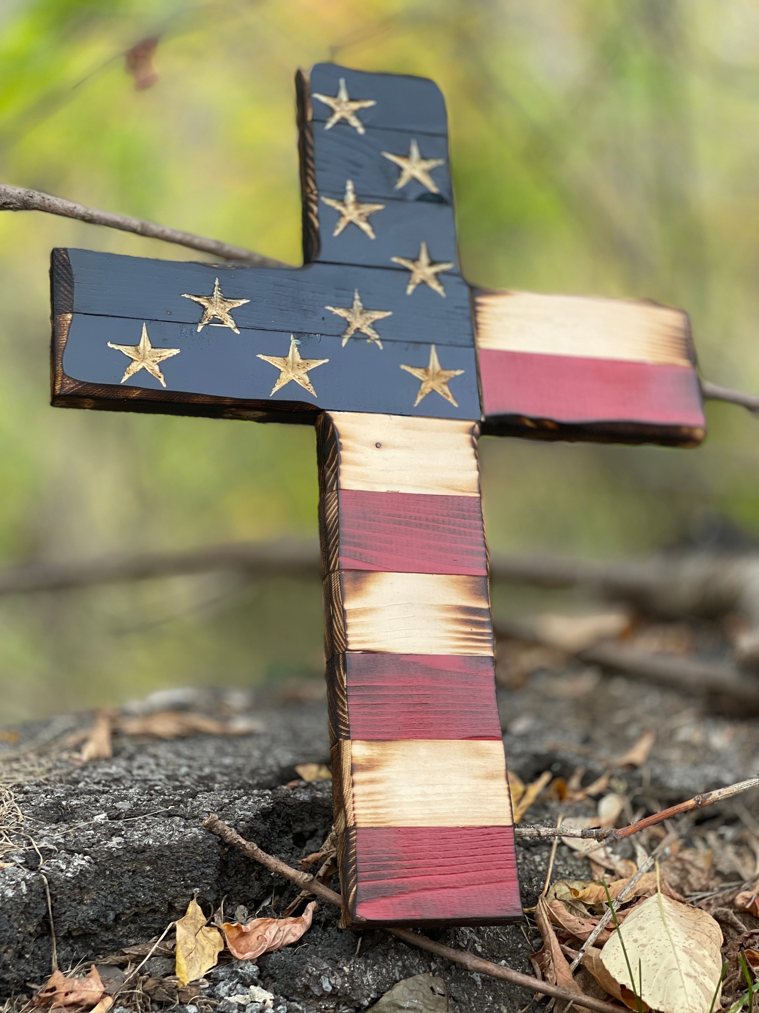 Sacred Glory Handcarved Wooden Cross